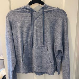 Size small blue cropped hoodie